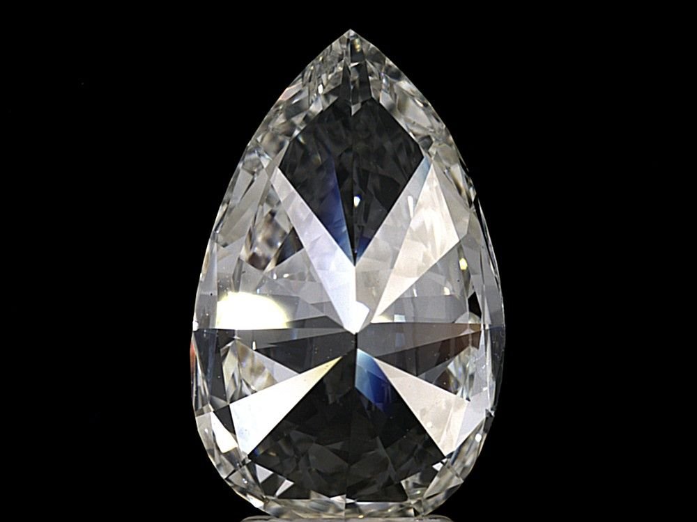 4.06ct K SI2 Very Good Cut Pear Diamond