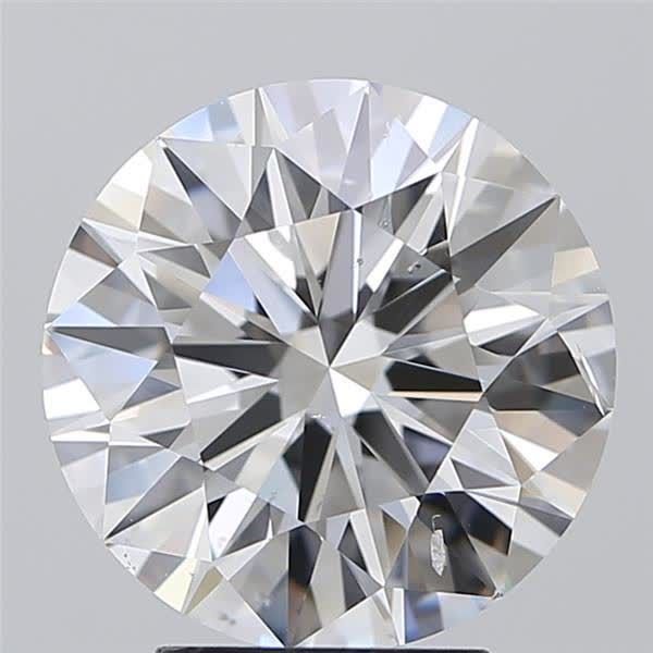 4.01ct D SI1 Rare Carat Ideal Cut Round Diamond