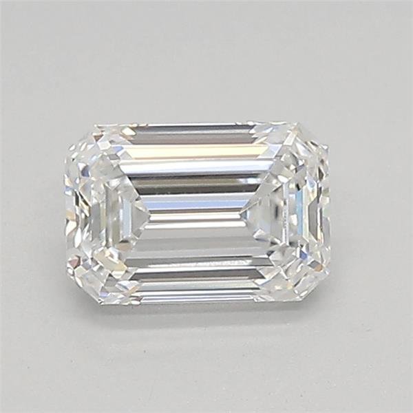 0.60ct D VVS2 Rare Carat Ideal Cut Emerald Lab Grown Diamond