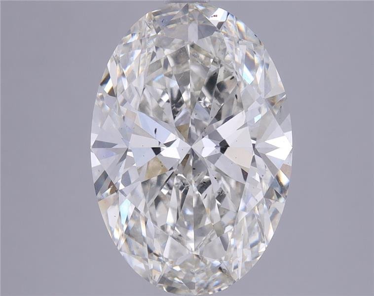 5.01ct I SI1 Rare Carat Ideal Cut Oval Lab Grown Diamond