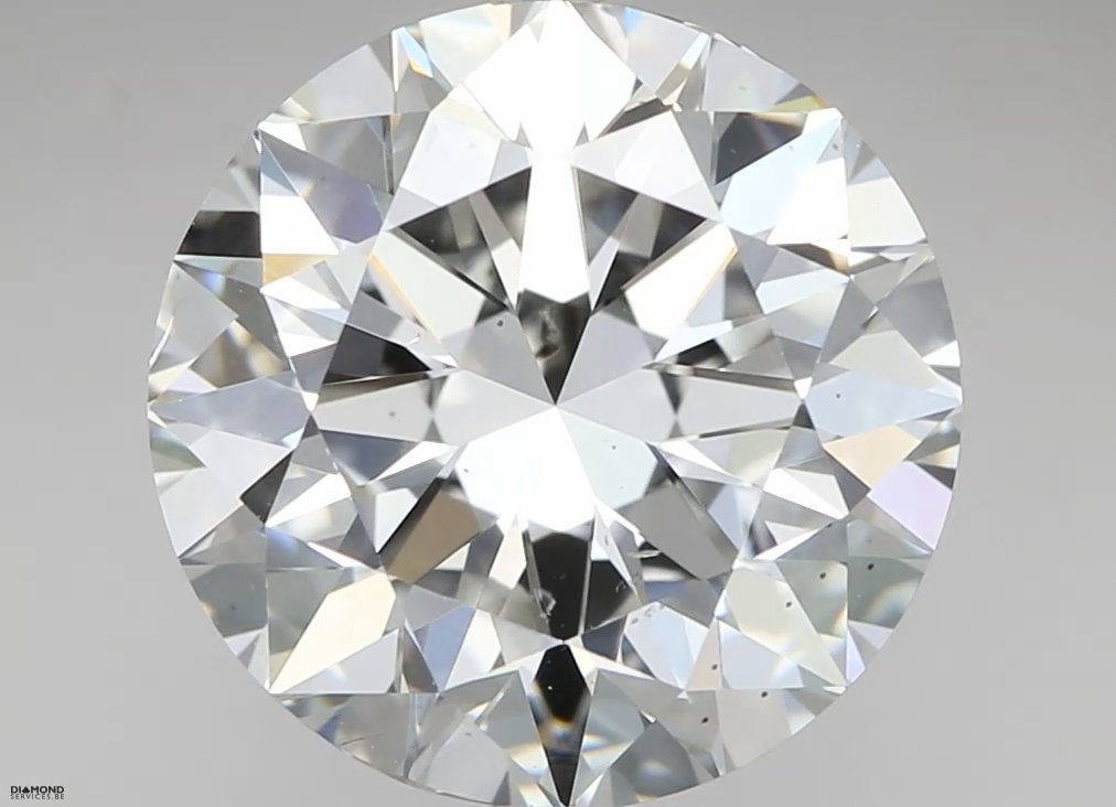 2.83ct F VS2 Rare Carat Ideal Cut Round Diamond