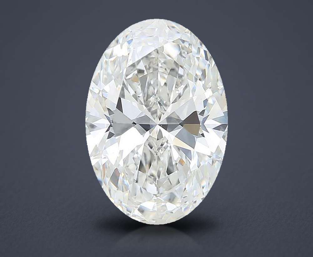 6.43 Carat Oval Lab Diamond