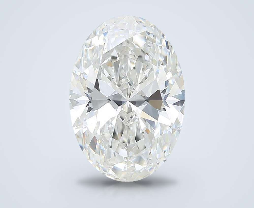 6.43 Carat Oval Lab Diamond