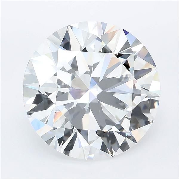 7.06ct F VVS2 Excellent Cut Round Lab Grown Diamond