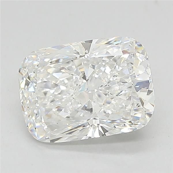 2.01ct D VS2 Rare Carat Ideal Cut Cushion Lab Grown Diamond