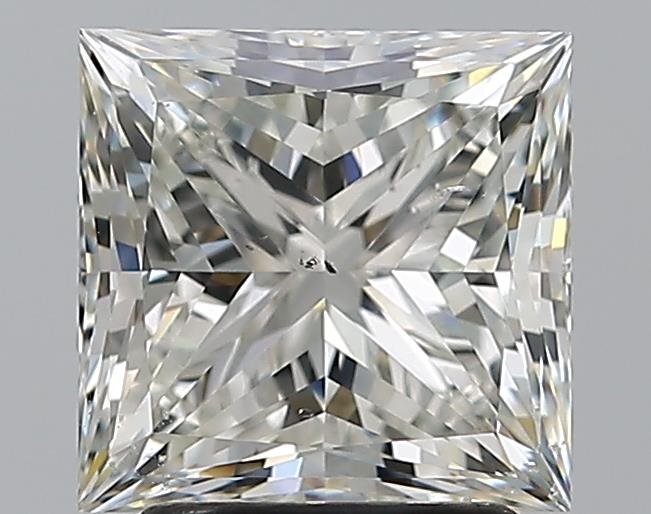 2.51ct J SI2 Rare Carat Ideal Cut Princess Diamond
