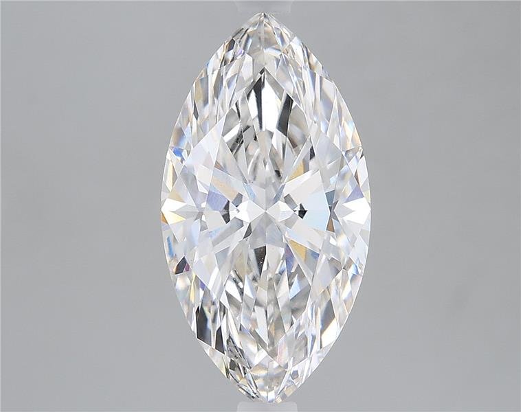 2.17ct F VS2 Rare Carat Ideal Cut Marquise Lab Grown Diamond