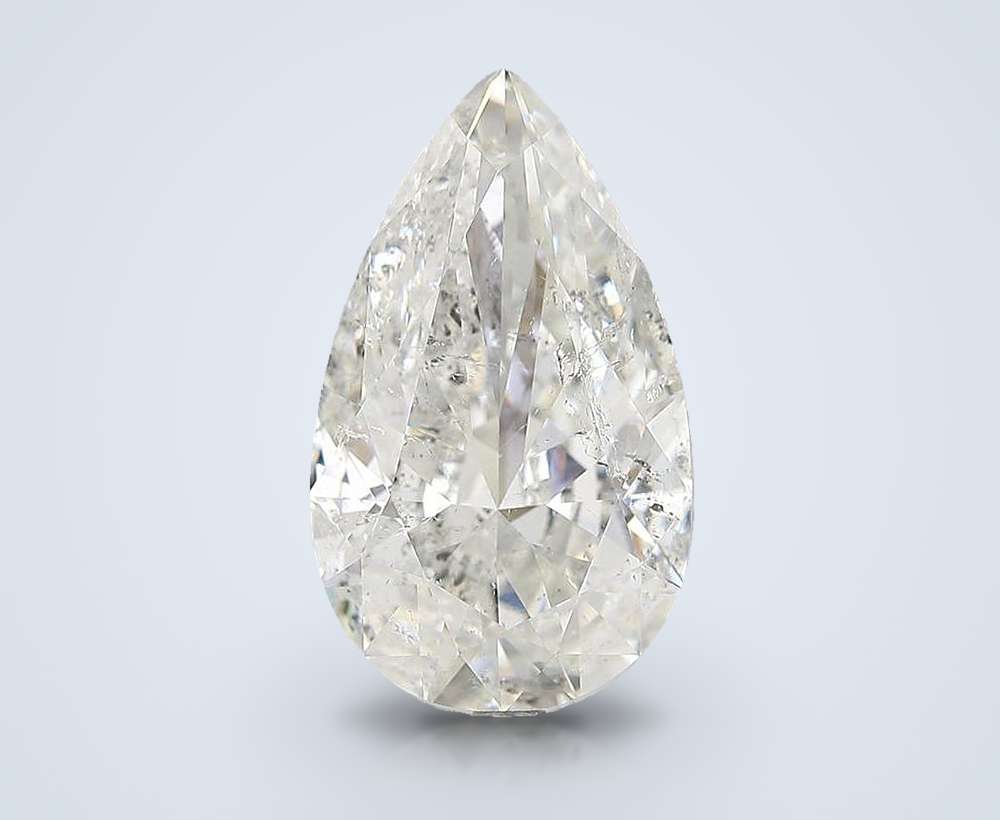 7.01 Carat Pear Natural Diamond