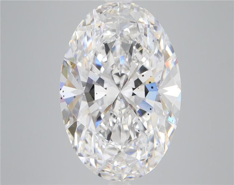 8.31ct F SI1 Rare Carat Ideal Cut Oval Lab Grown Diamond