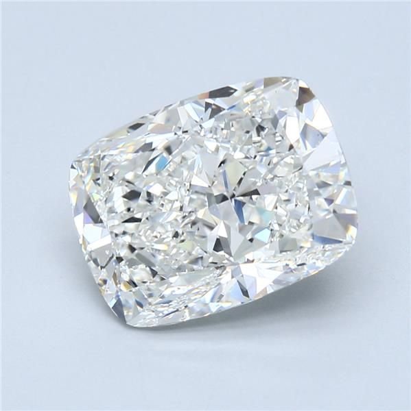 7.03ct G SI1 Rare Carat Ideal Cut Cushion Diamond