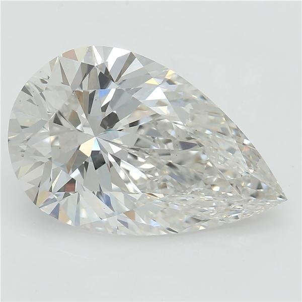 2.84ct G VS1 Rare Carat Ideal Cut Pear Lab Grown Diamond