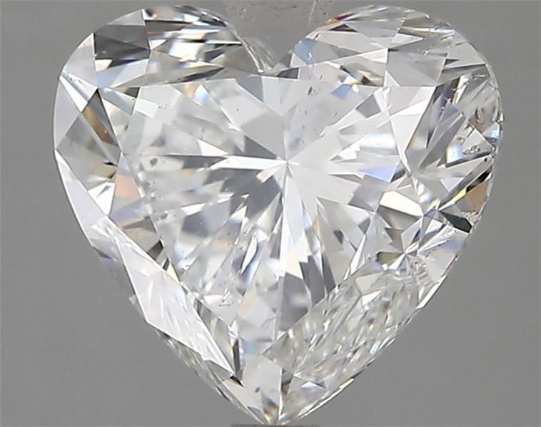 3.01ct F SI2 Excellent Cut Heart Diamond