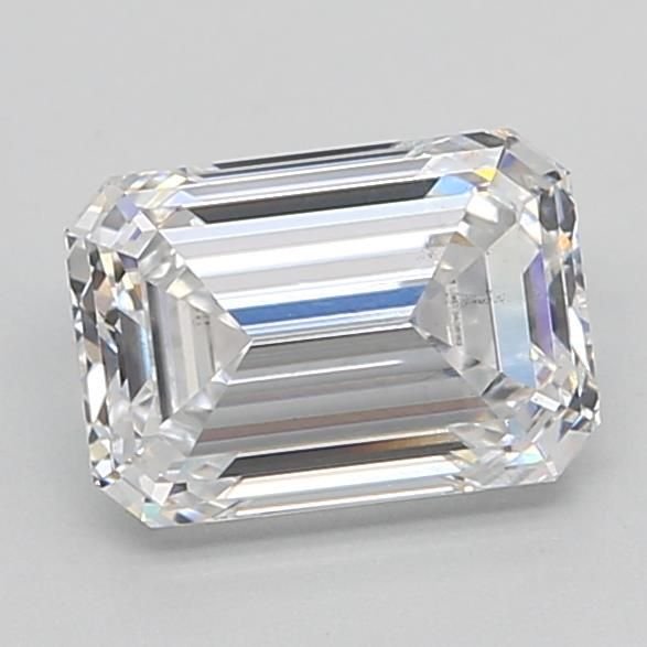 1.51ct D VS2 Excellent Cut Emerald Lab Grown Diamond