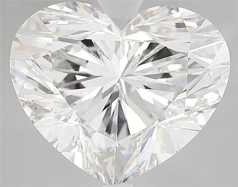 5.53ct G VS2 Rare Carat Ideal Cut Heart Lab Grown Diamond