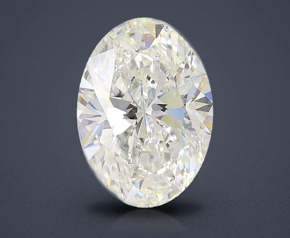 4.00 Carat Oval Lab Diamond