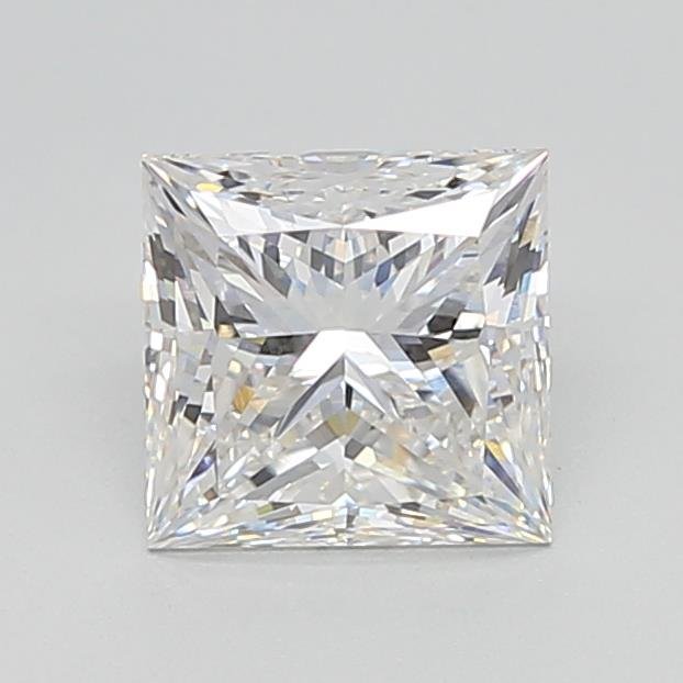 2.08ct F VS2 Rare Carat Ideal Cut Princess Lab Grown Diamond