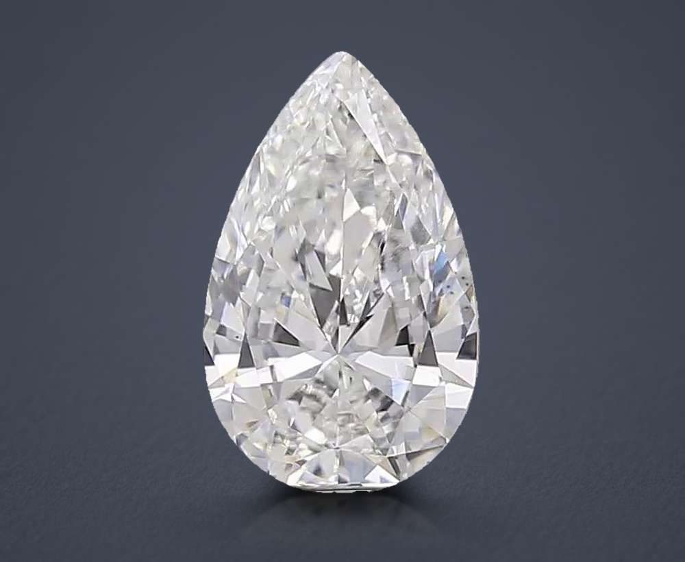0.53 Carat Pear Lab Diamond