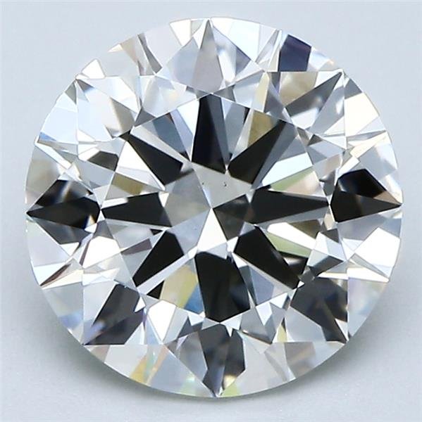 2.50ct I VS1 Rare Carat Ideal Cut Round Diamond