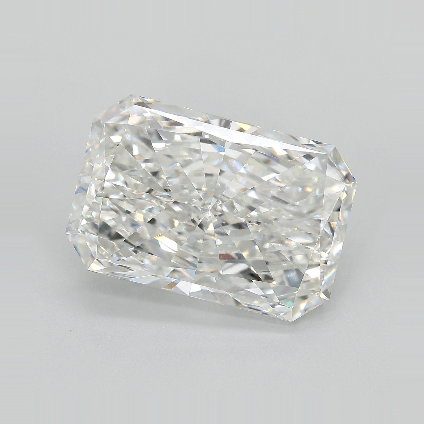 12.48ct F VVS2 Very Good Cut Radiant Lab Grown Diamond