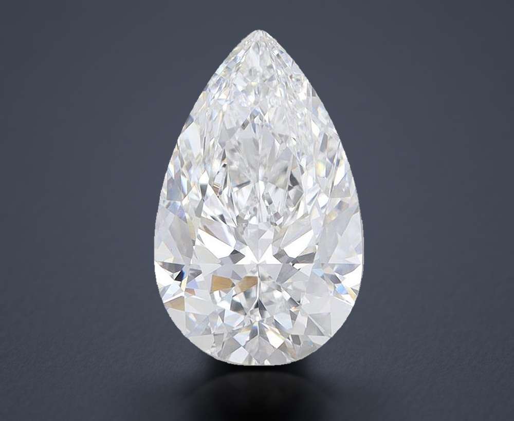 3.44 Carat Pear Lab Diamond
