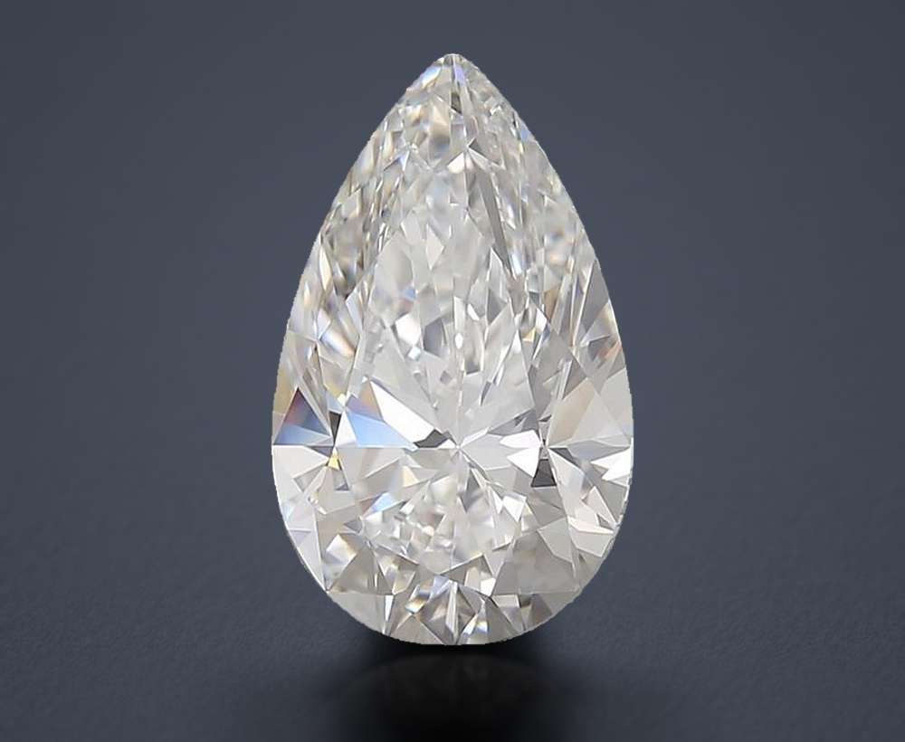 3.46 Carat Pear Lab Diamond