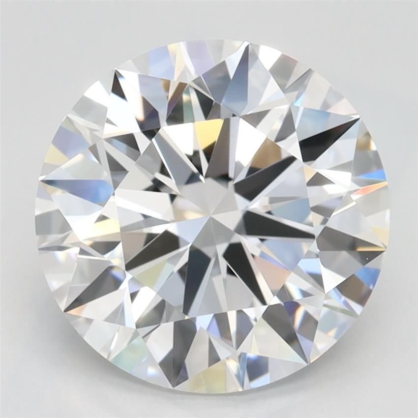 3.29ct D VVS1 Rare Carat Ideal Cut Round Lab Grown Diamond
