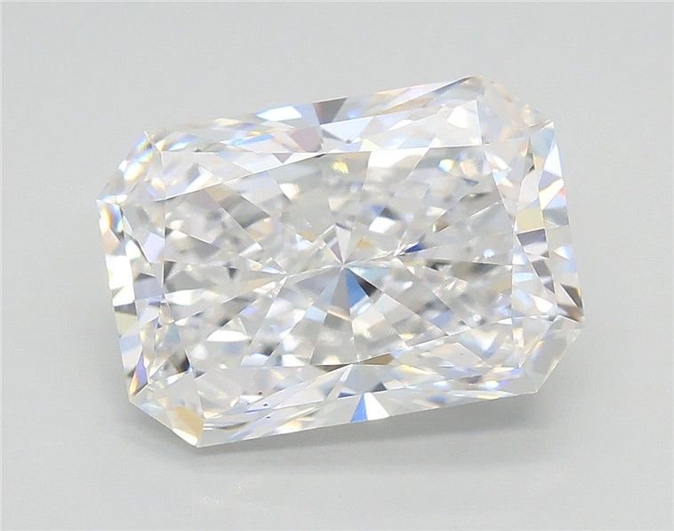 3.01ct D VS2 Rare Carat Ideal Cut Radiant Lab Grown Diamond