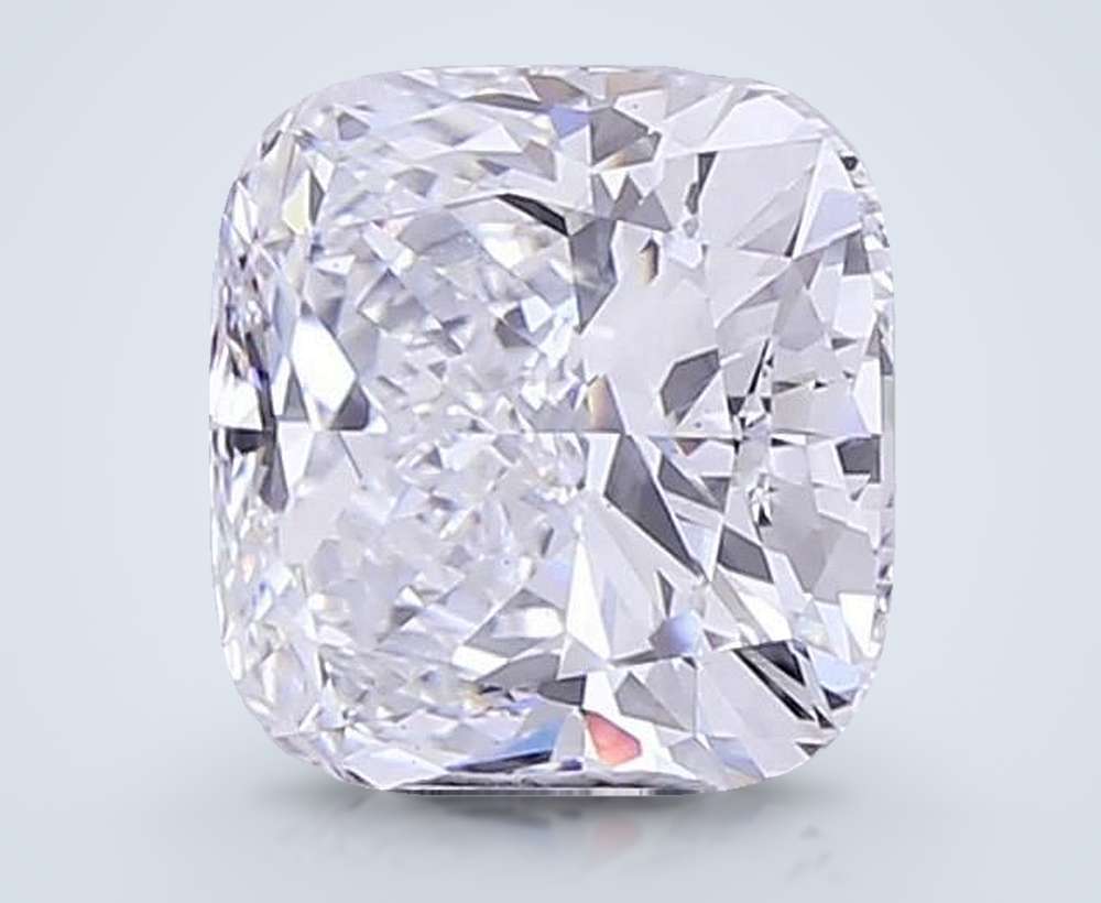 6.50 Carat Cushion Lab Diamond