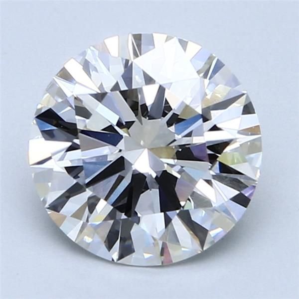 2.61ct F VS1 Rare Carat Ideal Cut Round Lab Grown Diamond