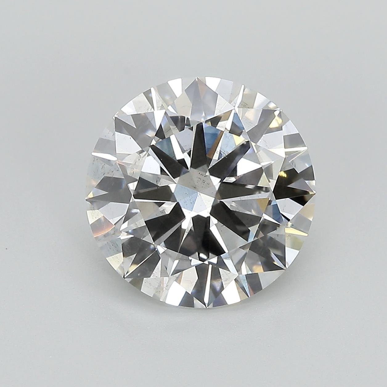 4.05ct F SI1 Excellent Cut Round Lab Grown Diamond