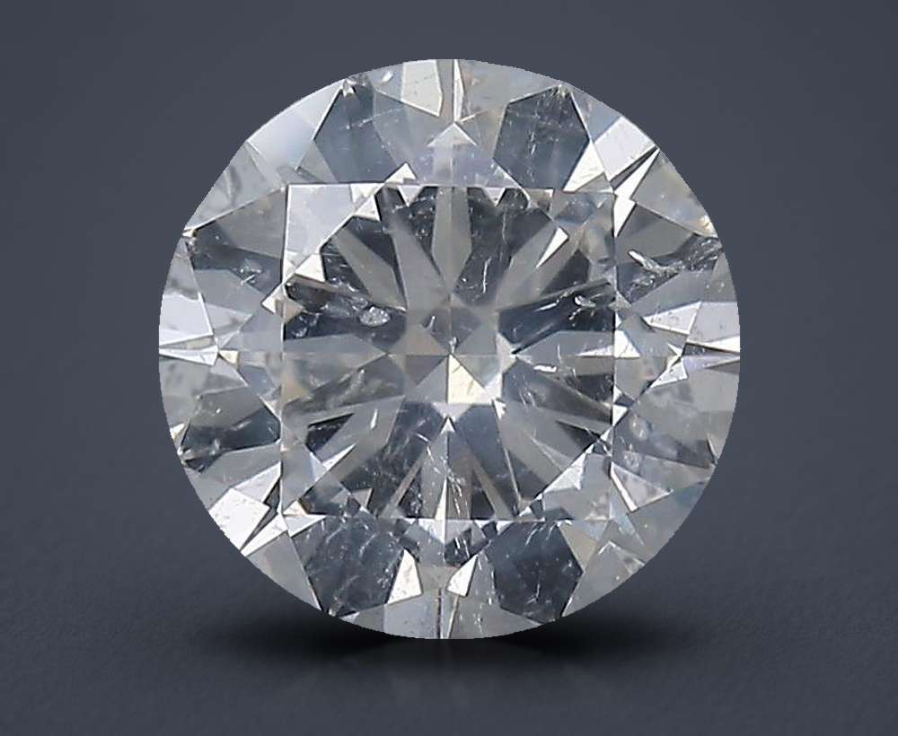 2.50 Carat Round Natural Diamond