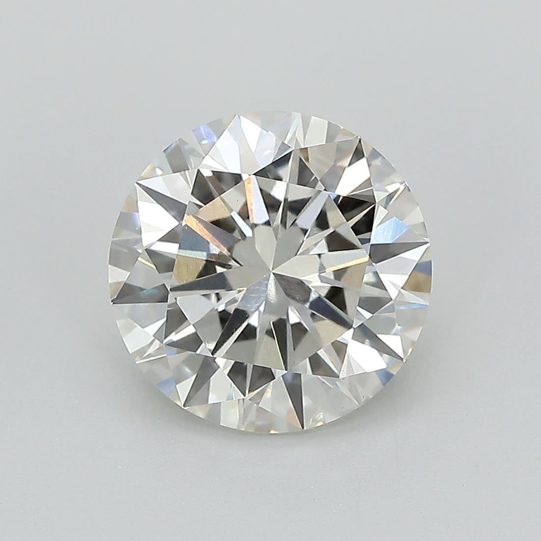 3.02ct J VVS2 Excellent Cut Round Lab Grown Diamond