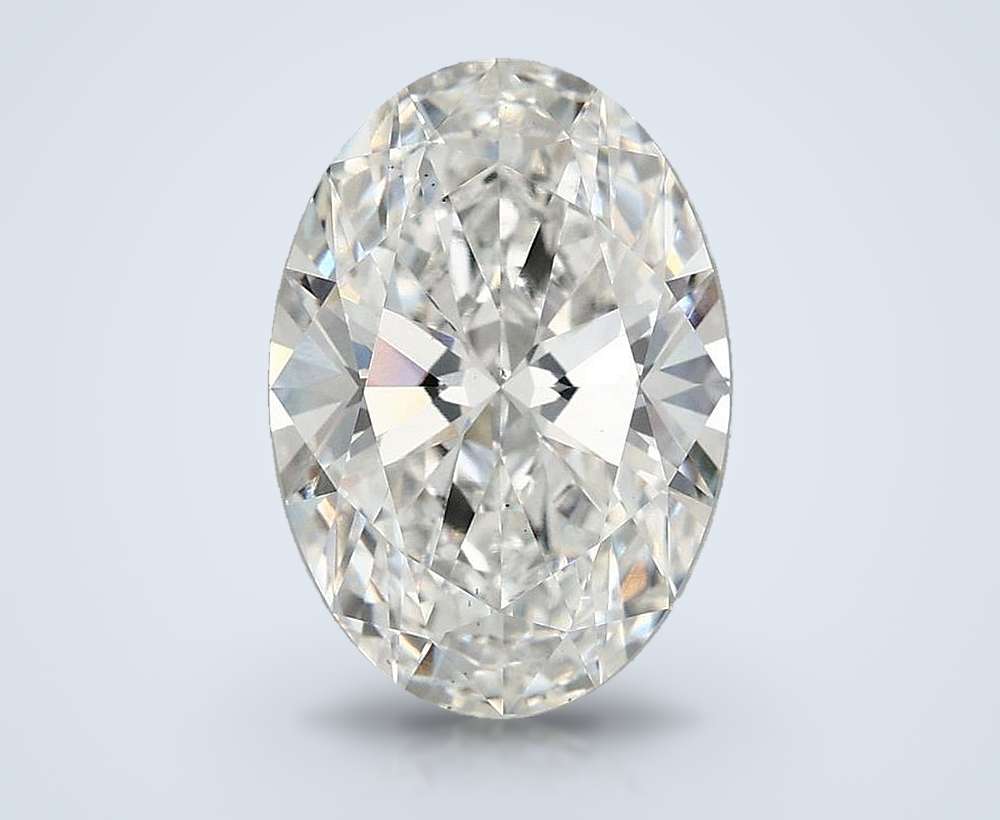 3.73 Carat Oval Lab Diamond