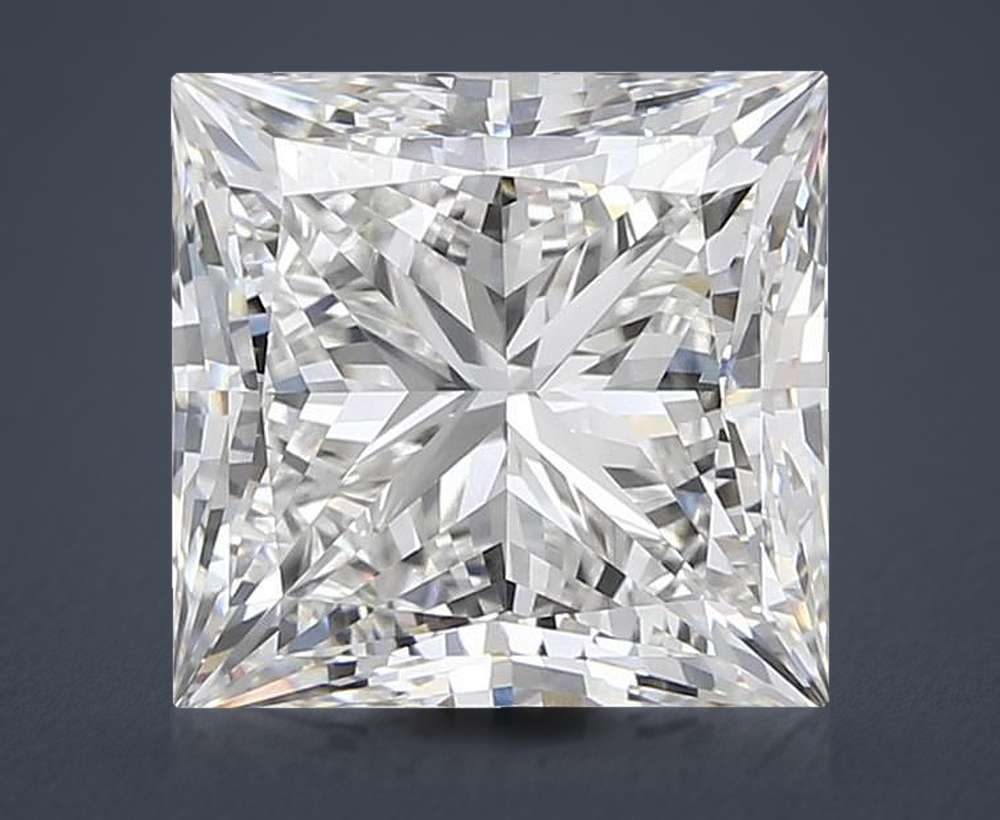 7.04 Carat Princess Lab Diamond