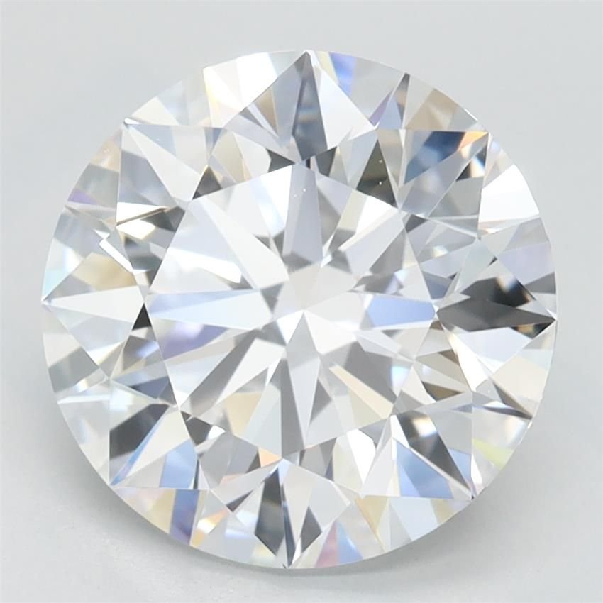 3.20ct D IF Rare Carat Ideal Cut Round Lab Grown Diamond