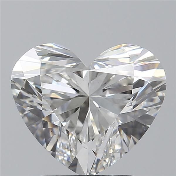 2.10ct F VS2 Rare Carat Ideal Cut Heart Lab Grown Diamond