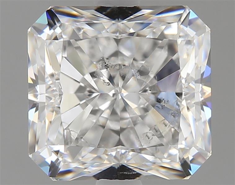 2.02ct E SI2 Rare Carat Ideal Cut Radiant Diamond