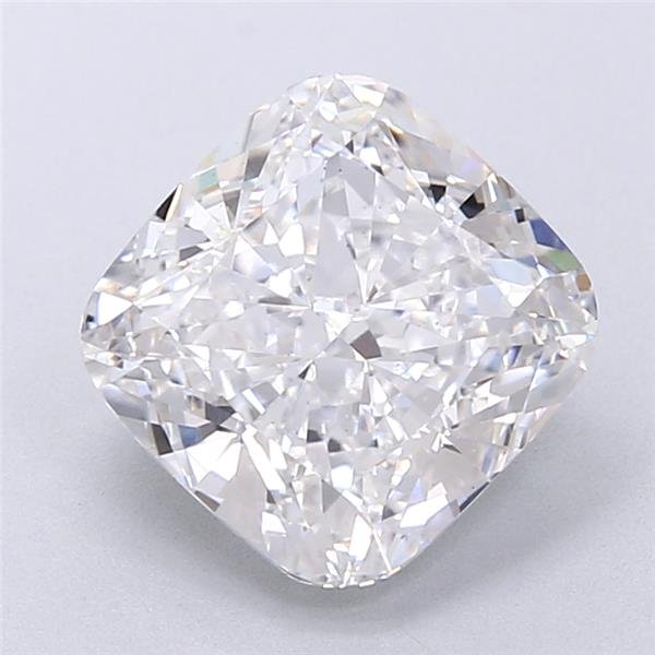 3.35ct E VS1 Rare Carat Ideal Cut Cushion Lab Grown Diamond