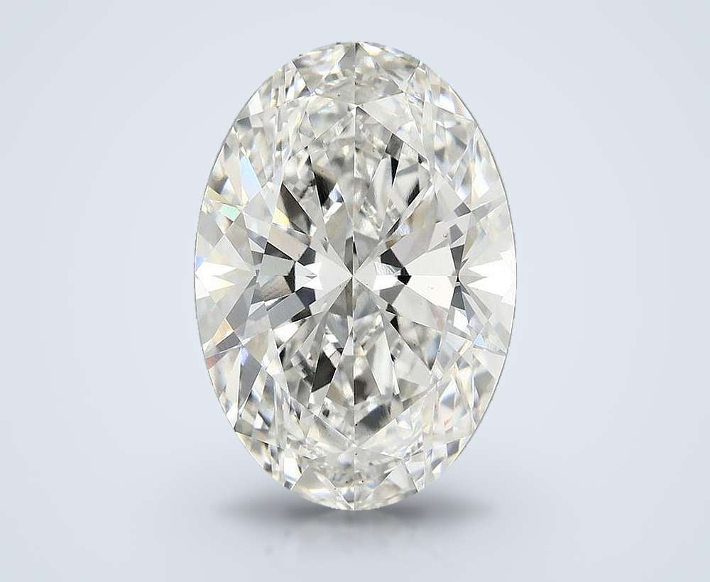 9.91 Carat Oval Lab Diamond