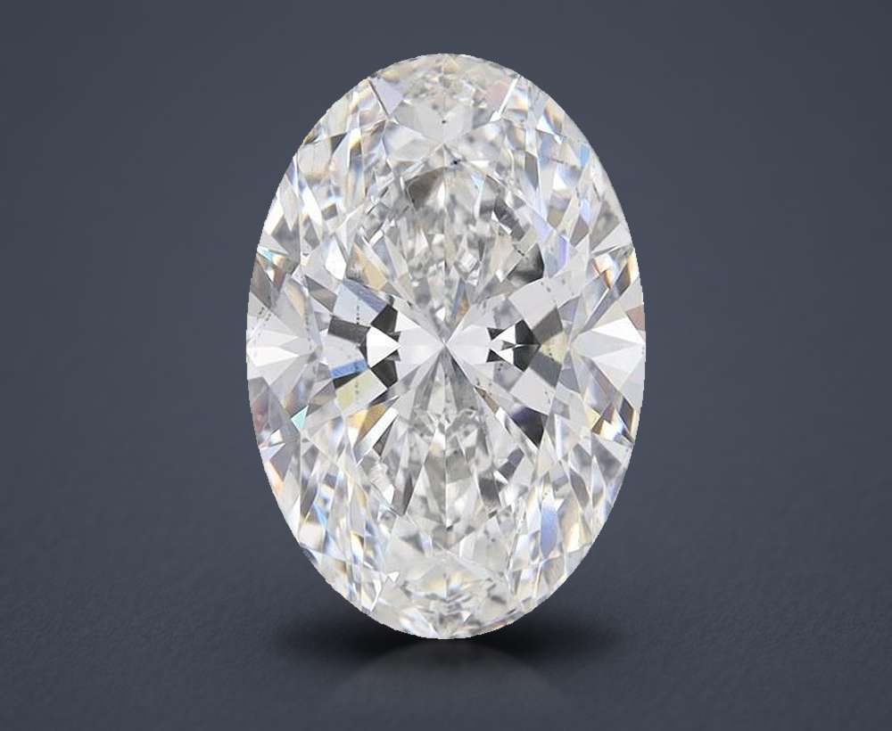 3.85 Carat Oval Lab Diamond