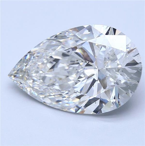 9.55ct G SI1 Rare Carat Ideal Cut Pear Lab Grown Diamond