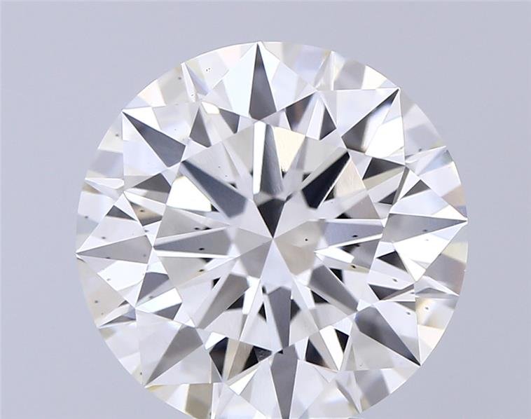 5.09ct H VS2 Rare Carat Ideal Cut Round Lab Grown Diamond