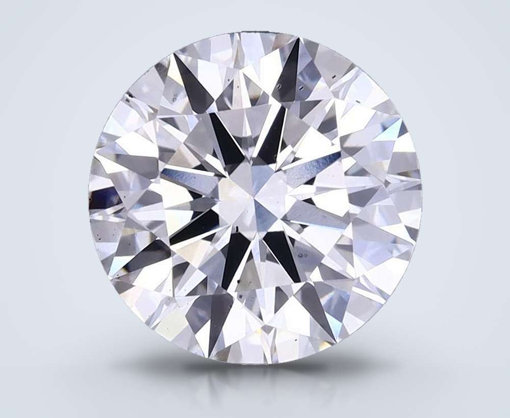 3.76 Carat Round Lab Diamond