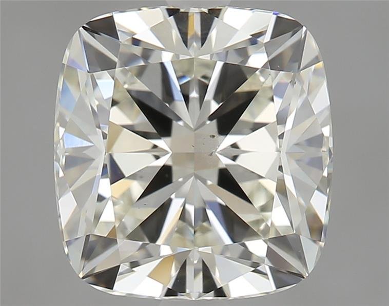 2.57ct J SI1 Rare Carat Ideal Cut Cushion Diamond