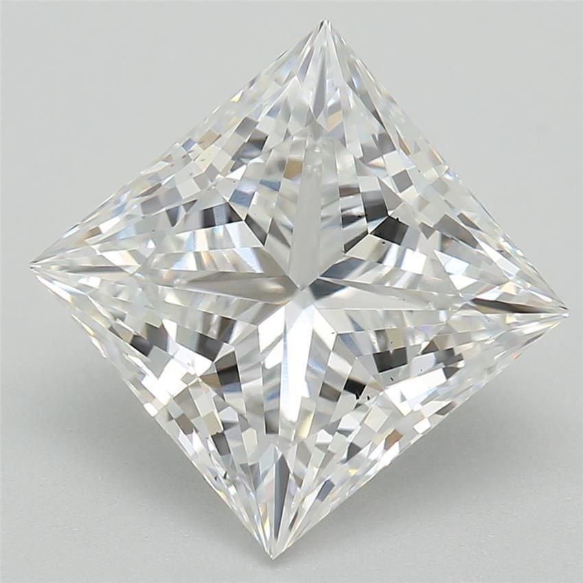 2.08ct E SI1 Rare Carat Ideal Cut Princess Lab Grown Diamond