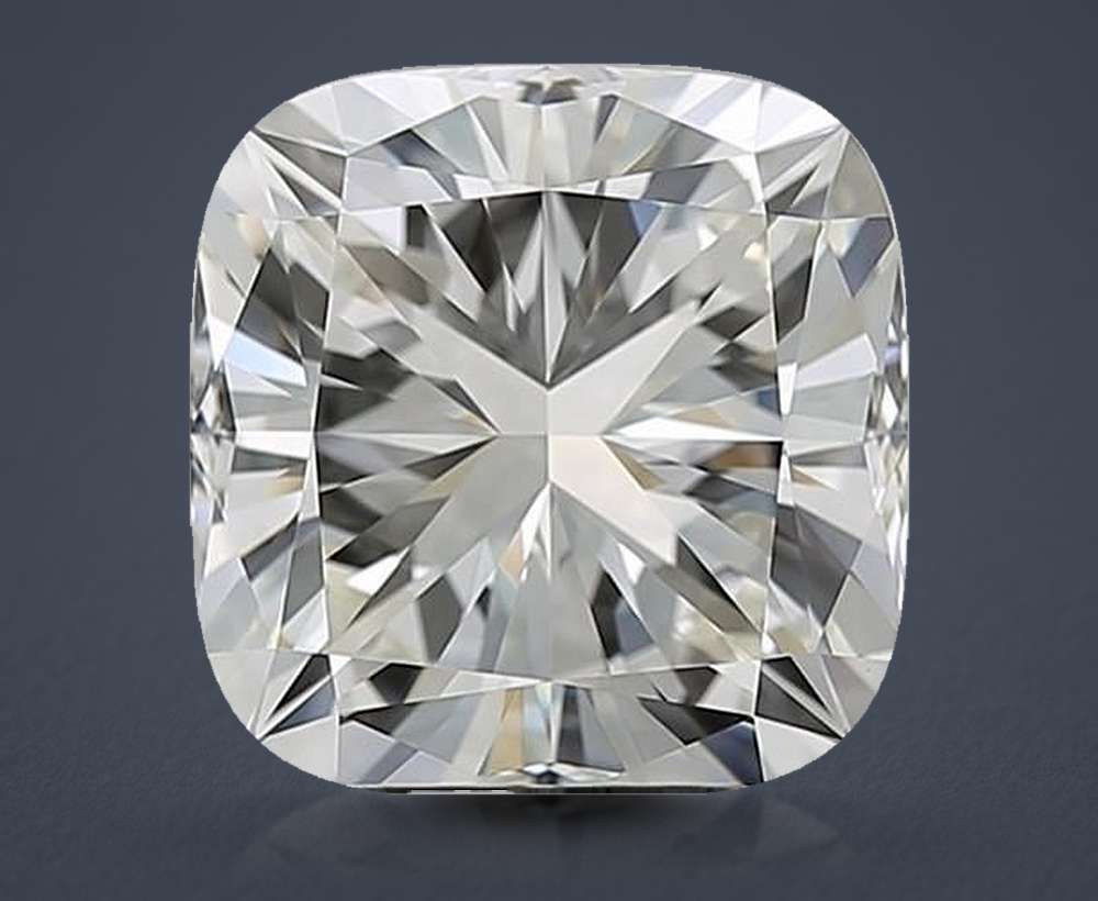 3.50 Carat Cushion Natural Diamond
