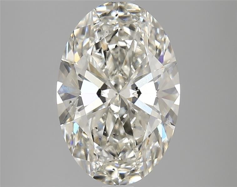 3.15ct H SI1 Rare Carat Ideal Cut Oval Lab Grown Diamond