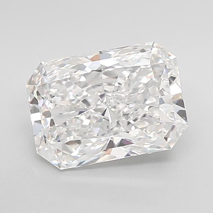 2.93ct E VVS2 Rare Carat Ideal Cut Radiant Lab Grown Diamond