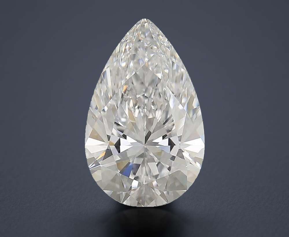 3.68 Carat Pear Lab Diamond