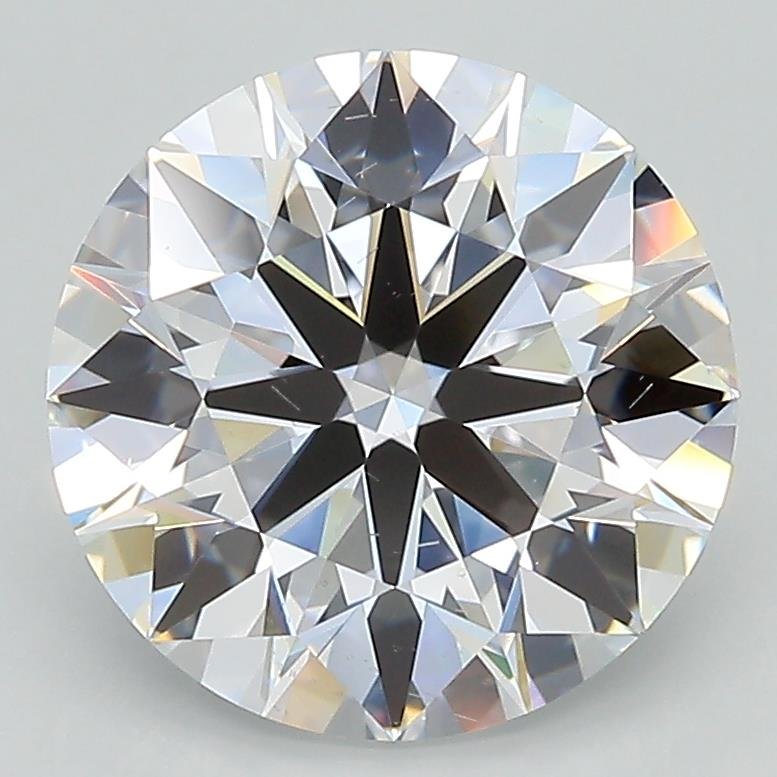 3.51ct D SI1 Rare Carat Ideal Cut Round Lab Grown Diamond